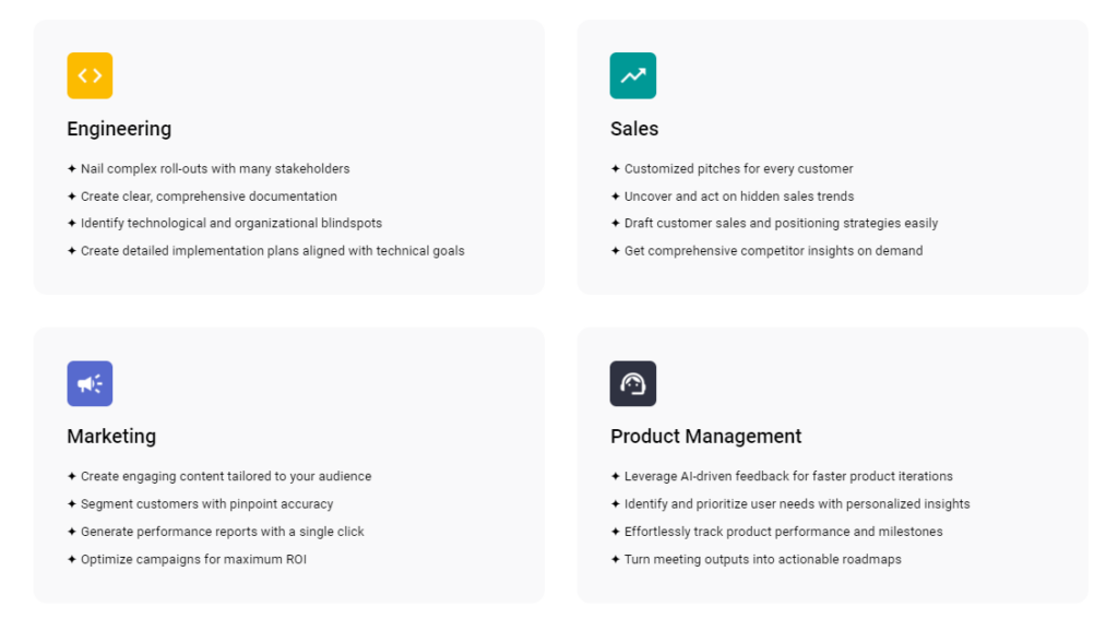Semblian 2.0 AI Teammate Use Cases