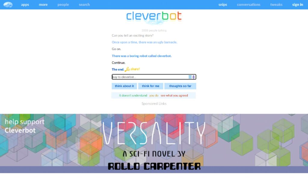 Cleverbot -ChatGPT Alternative | Sembly