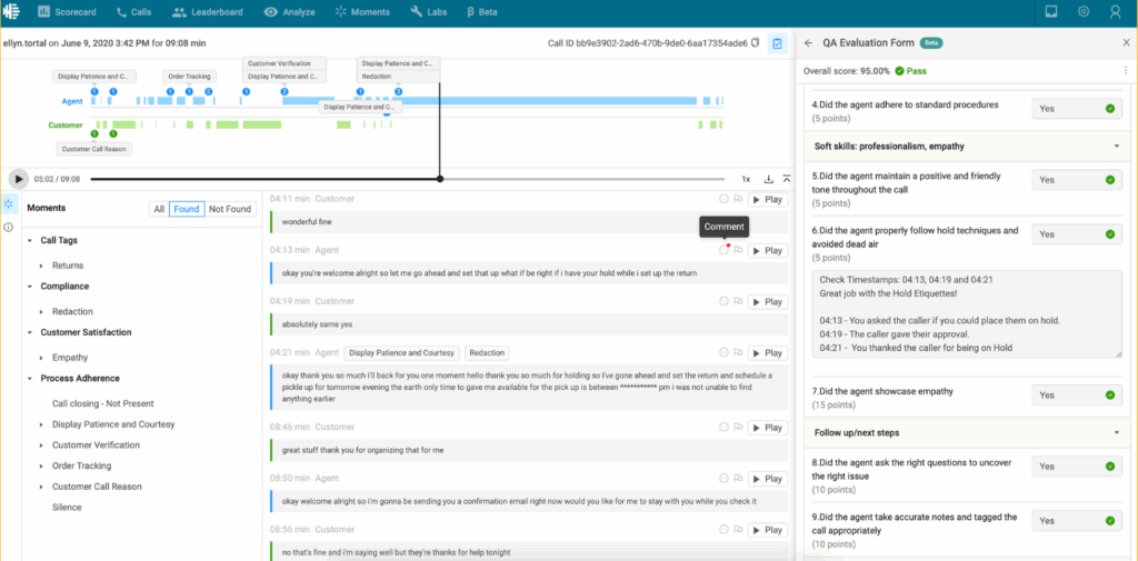 Best Conversation Intelligence Software - Observe as option five