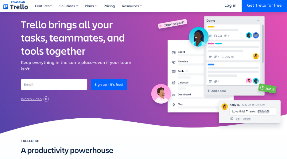 Project Management Tool - Trello - Sembly