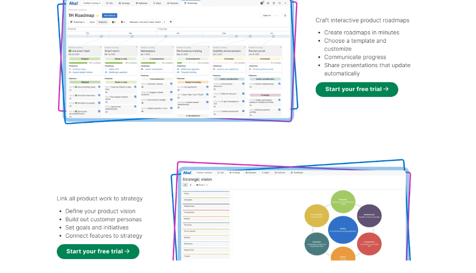 Project Management Tool - Aha! - Sembly