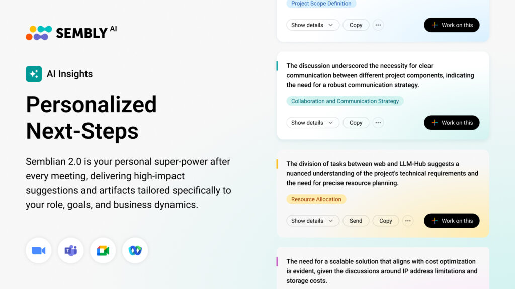 How Sembly Helps Agency Professionals Automate Post-Meeting Steps Using a Multi-Meeting Chat