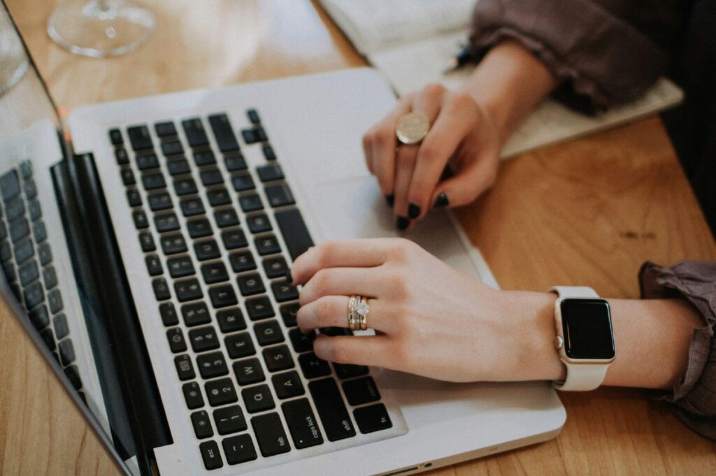 Typing Notes on a Laptop | Sembly