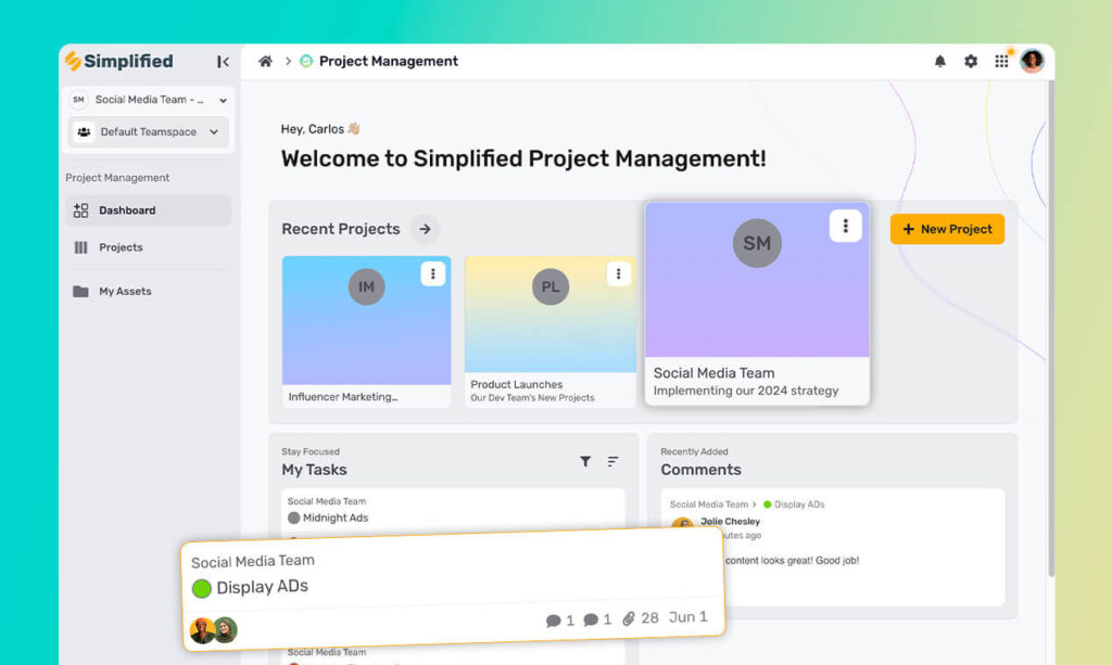 Interface of Simplified as an AI Reporting Tool