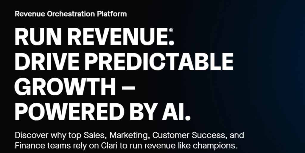 Sales Planning Tool - Clari - Sembly AI