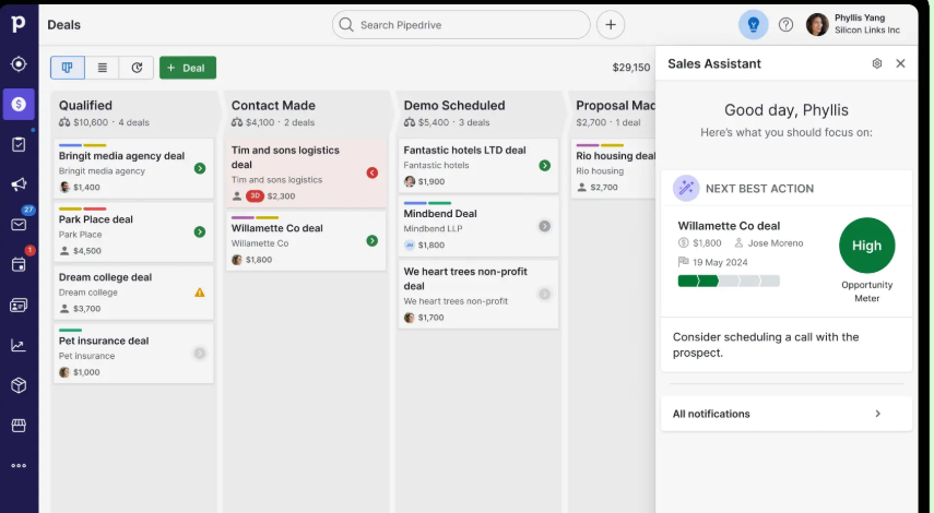 Sales Planning Tool - Pipedrive - Sembly AI
