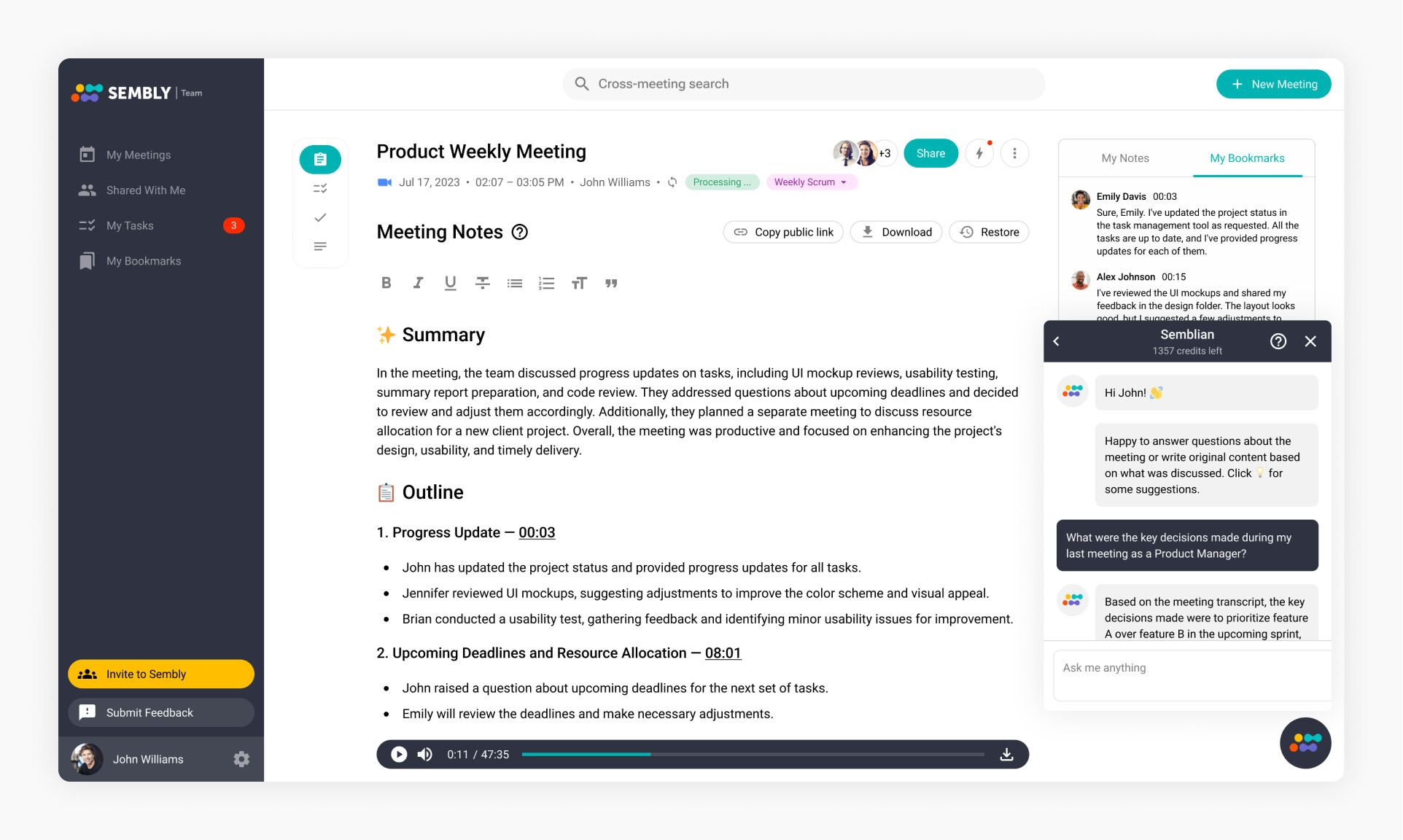 Meeting Notes is just the beginning - Sembly AI