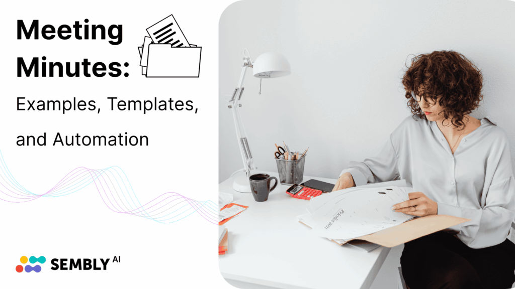 Meeting Minutes - Examples, Templates and Automation - Banner Image