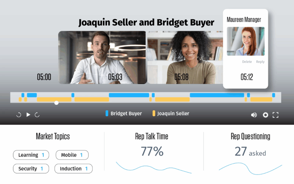 Best Conversation Intelligence Software for 2025 - Allego as option eight