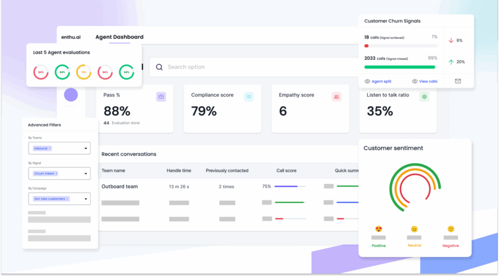 Best Conversation Intelligence Software for 2025 - Enthu as option three