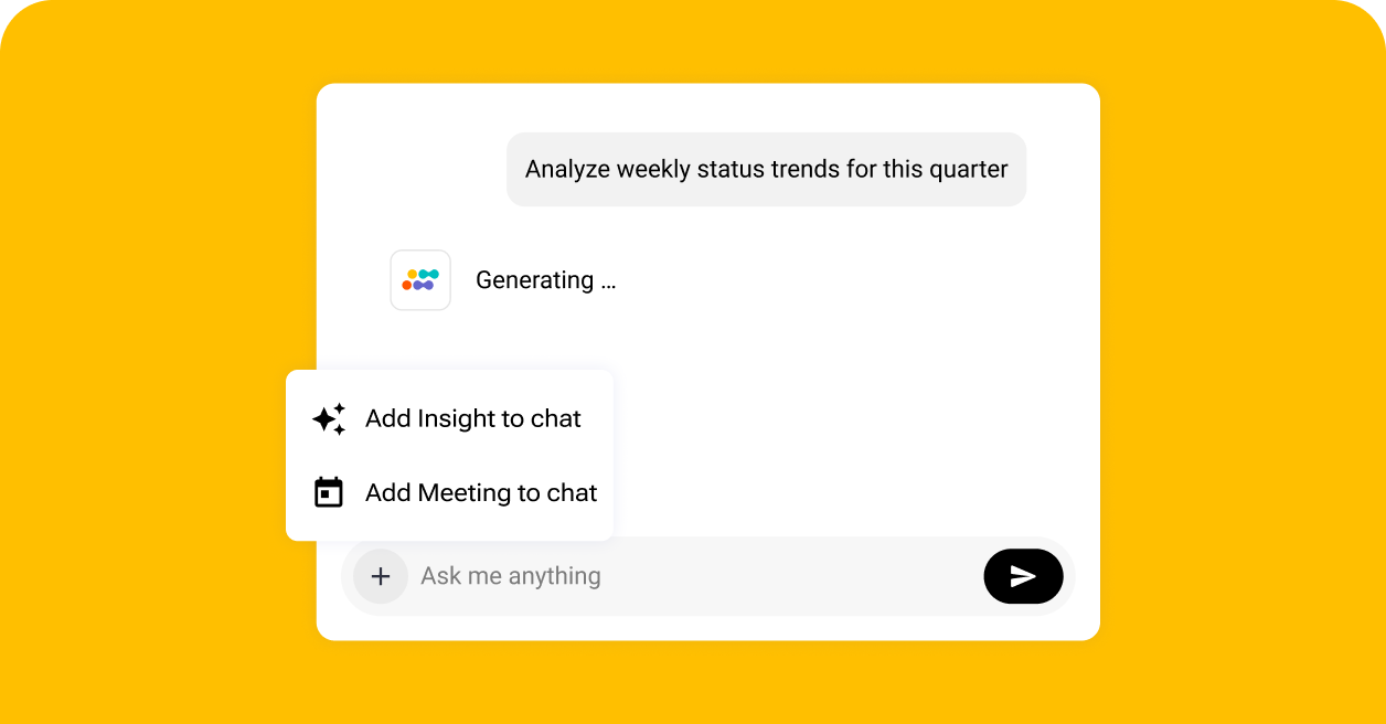 AI chat across multiple meetings - Chat with Semblian 2.0 to analyze meetings, trends, and updates, helping you identify gaps and forecast project outcomes.