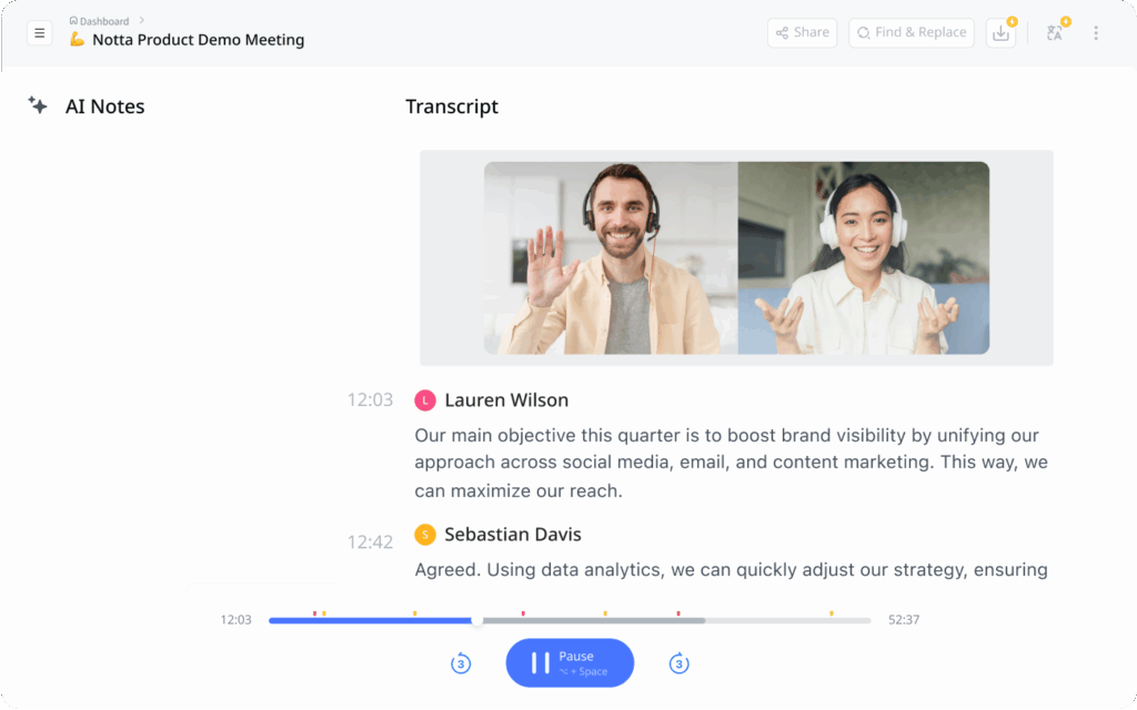 Best AI Note-Taker Tools - Nota as option five