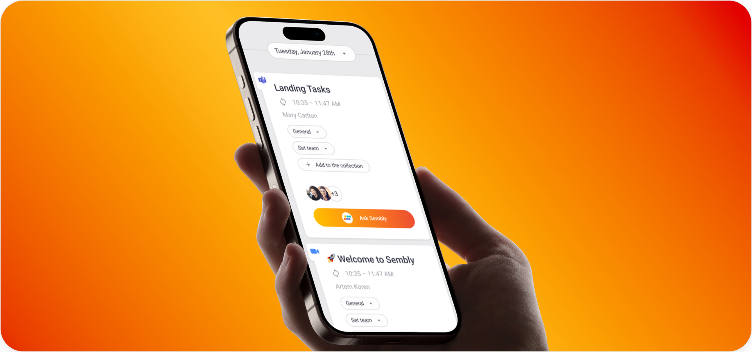 Control Sembly via webapp or Chrome Extension to pause/resume recording or stop its participation in the call.