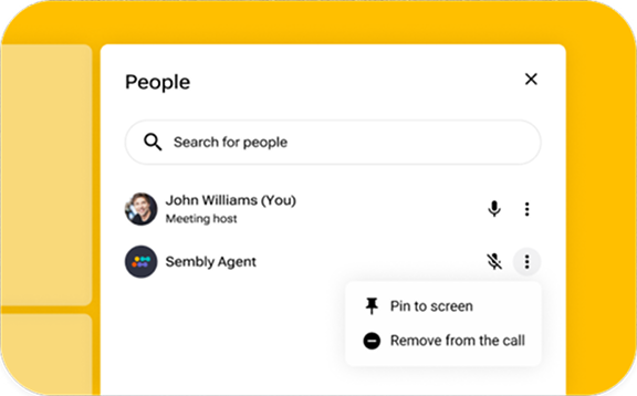 Disconnect - Use "stop" in Sembly or remove Sembly Agent from the call via your platform.