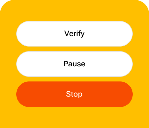 Must-have features for all your meetings - Sembly agent control - You are in full control of Sembly agent during the meeting: pause the recording or stop it completely.