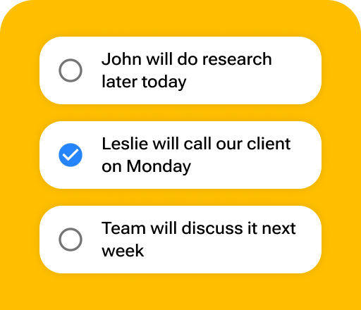 Sembly Tasks: Benefits for the entire team - Tool Sync - Automatically stream meeting notes and tasks to your tools with integrations. Stream meeting insights to common tools like Slack, Trello, Todo Apps, and more!