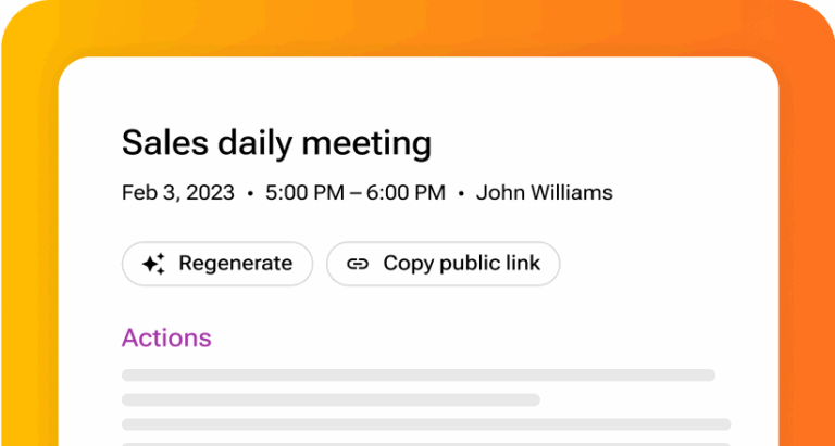 Sembly Meeting Notes Sembly Basic for Individuals - Sembly AI