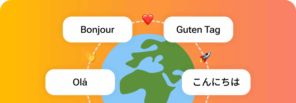 Must-have features for all your meetings - Multi-language support - Sembly supports 48 languages, including English, French, Spanish, German, and more, with 32+ in beta.