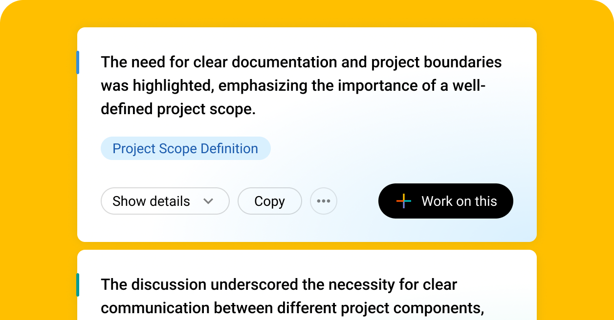 Personalized next-steps - Semblian 2.0 offers personalized post-meeting insights, strategies, and tactics for your role and goals, enhancing business outcomes.
