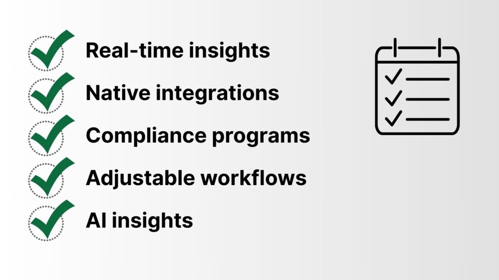Key Features of Top Enterprise Risk Management Tools by Sembly AI