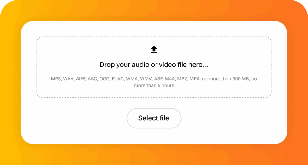How Philips VoiceTracer works - Upload existing audio files - Easily upload audio files to generate a transcript, meeting-notes, and insights for pre-recorded meetings.