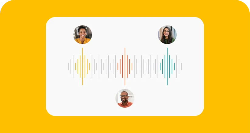 Voice identification - Assign a speaker to a voice manually or let Sembly do it for you with automatic voice identification.