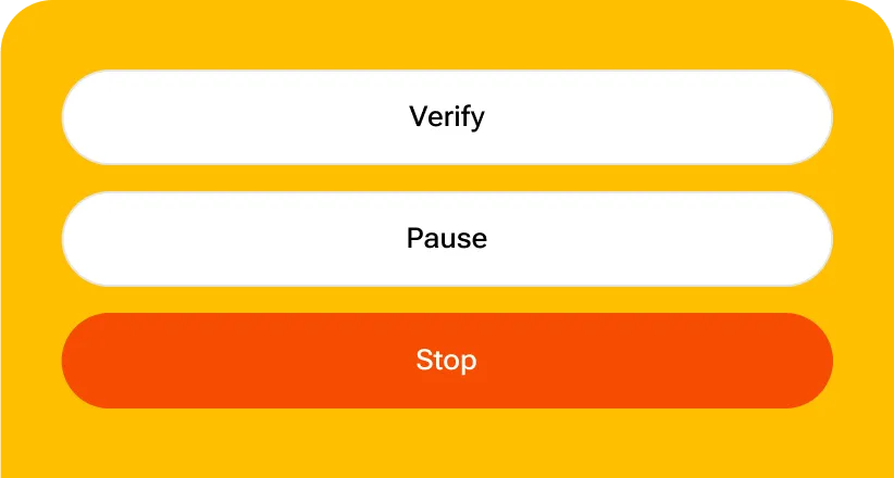 Sembly agent control - You are in full control of Sembly agent during the meeting: pause the recording or stop it completely.