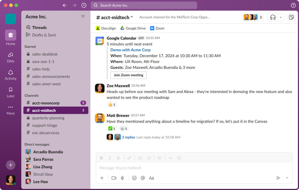 Slack as Remote Tool Number Two
