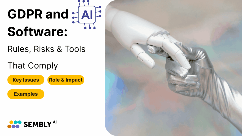GDPR and AI - Rules, Risks and Tools that Comply - Banner Image for the Article