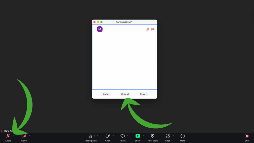 Steps How to Mute All on Zoom on MacOS if You Are the Host