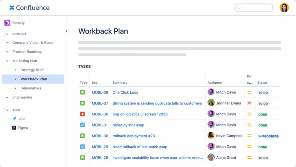 Confluence as an Example of Risk Tools for Project Management