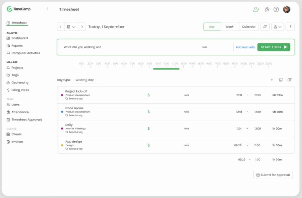 Timecamp as an Example of Risk Tools for Project Management