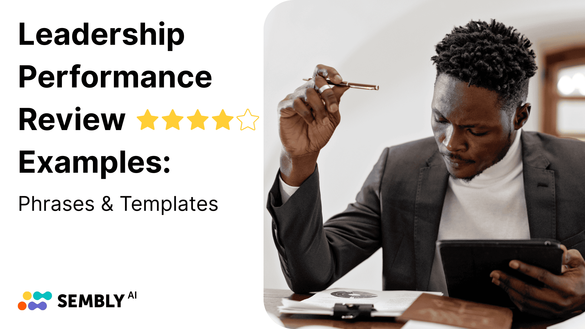 Leadership Performance Review Examples - Banner Image for the Article