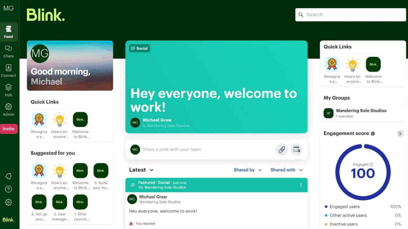 Blink as the Seventh Communication Tool for Agencies