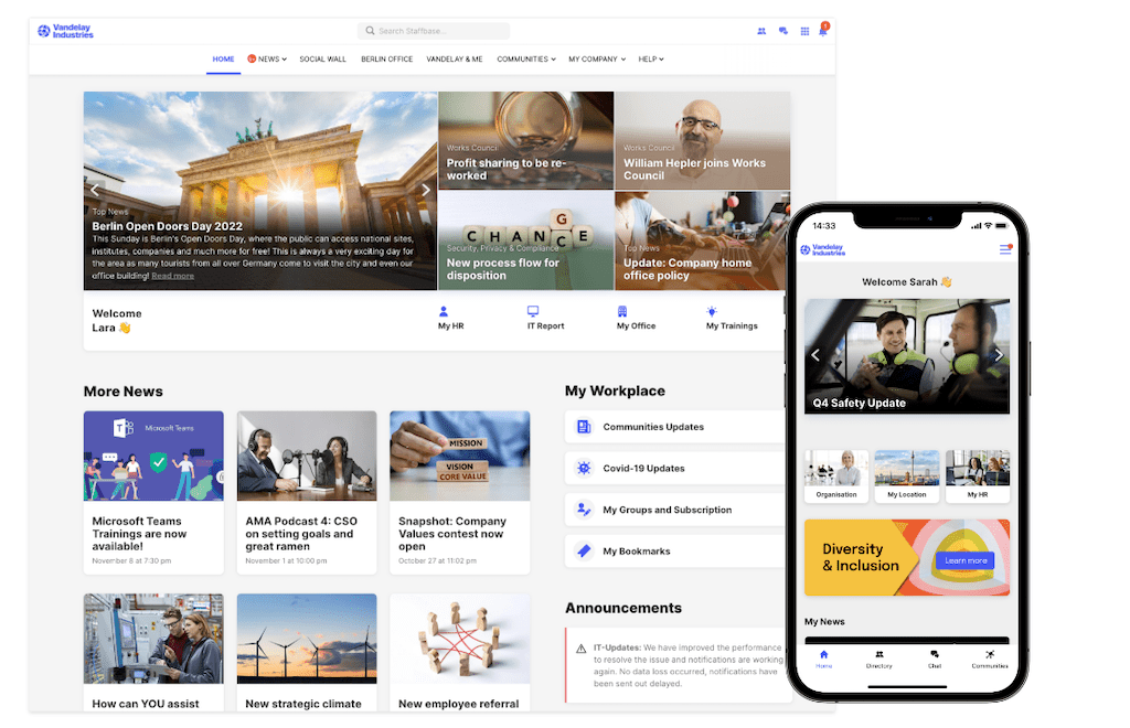 Staffbase as the Sixth Communication Tool for Agencies