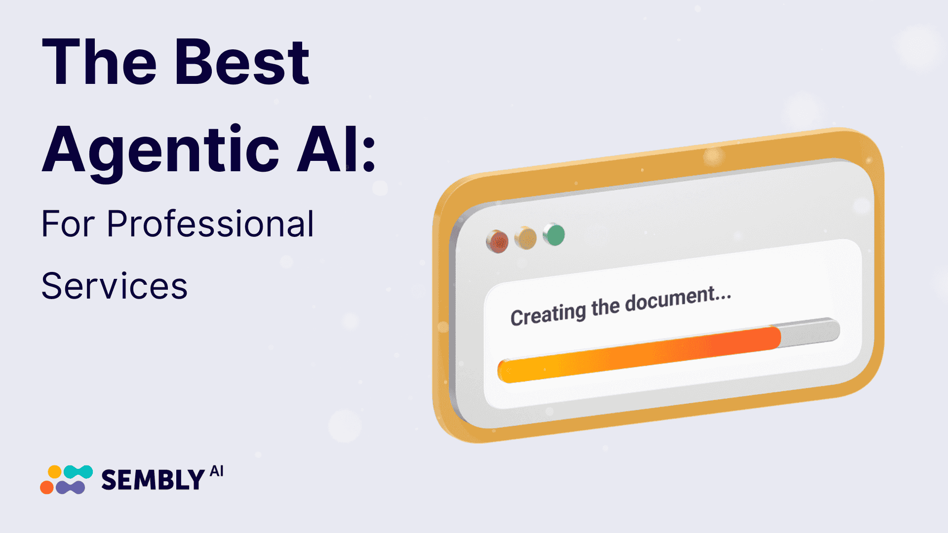 The Best Agentic AI for Professional Services - Banner Image