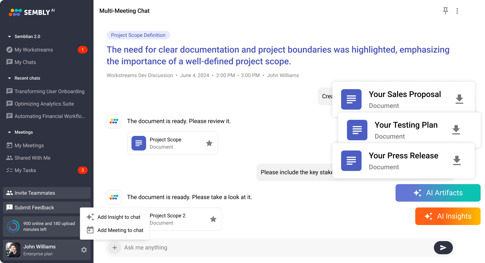 An Image Showing Sembly as the Best AI Tool for Customer Success Planning