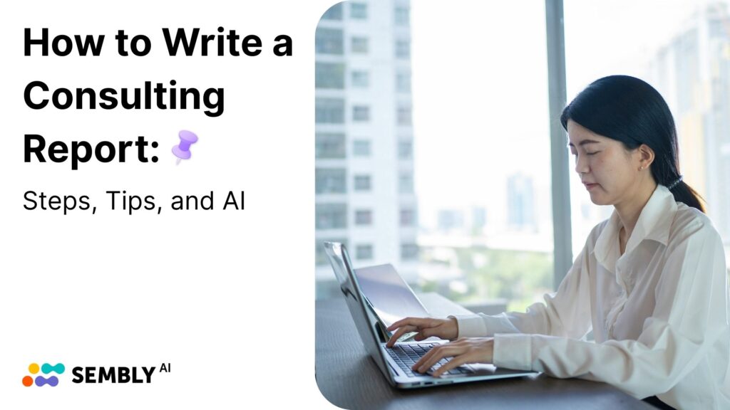 A Banner for the Article about a Consulting Report