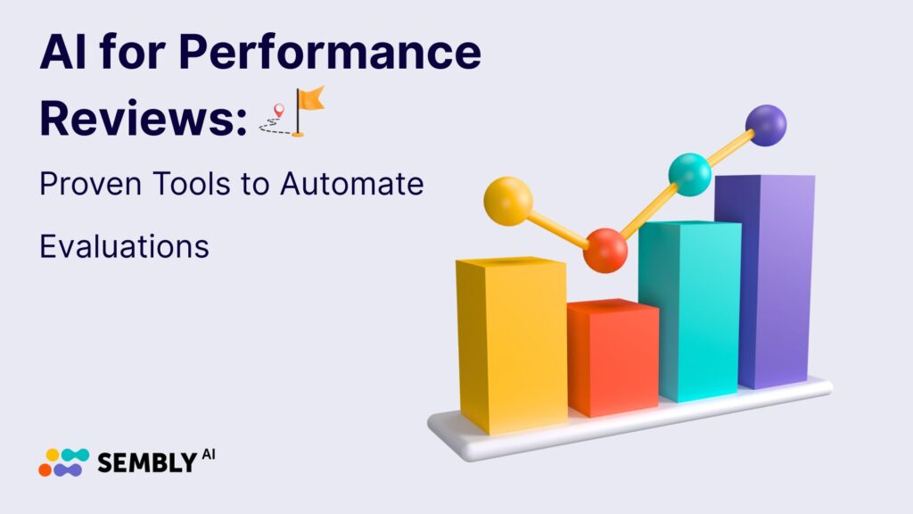 An Image Banner for An Article about AI Tools for Performance Reviews