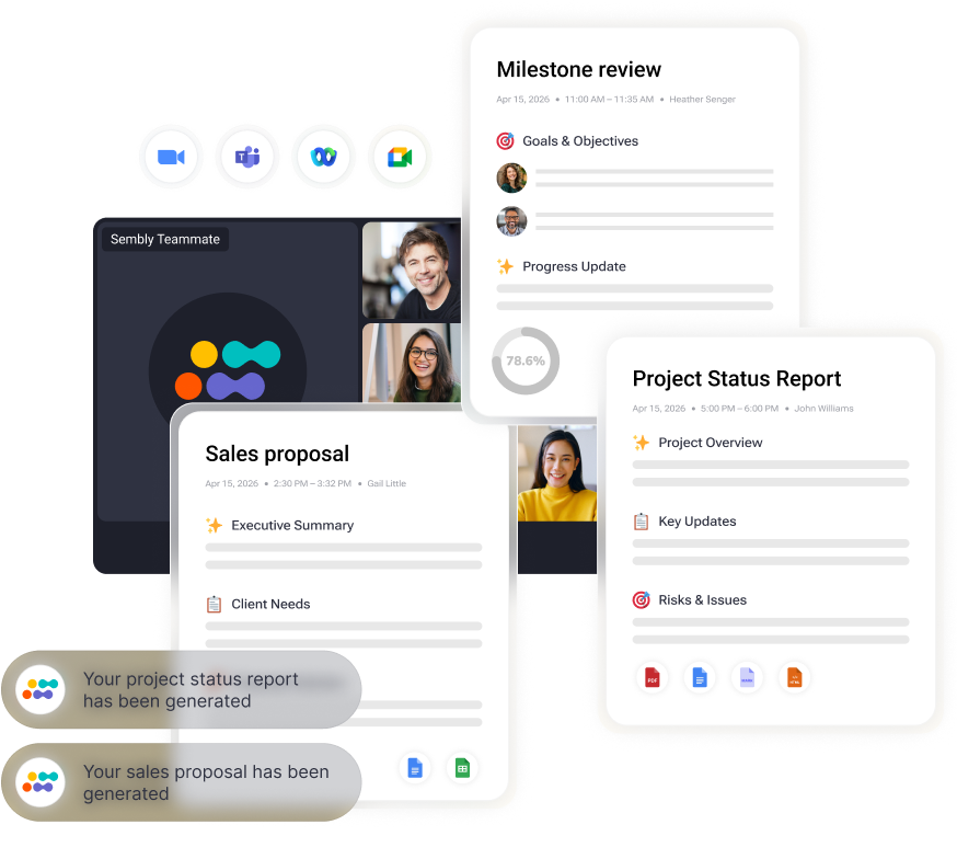 An Image Showing Key Features for Knowledge Management of Sembly Agentic Augmentation Platform