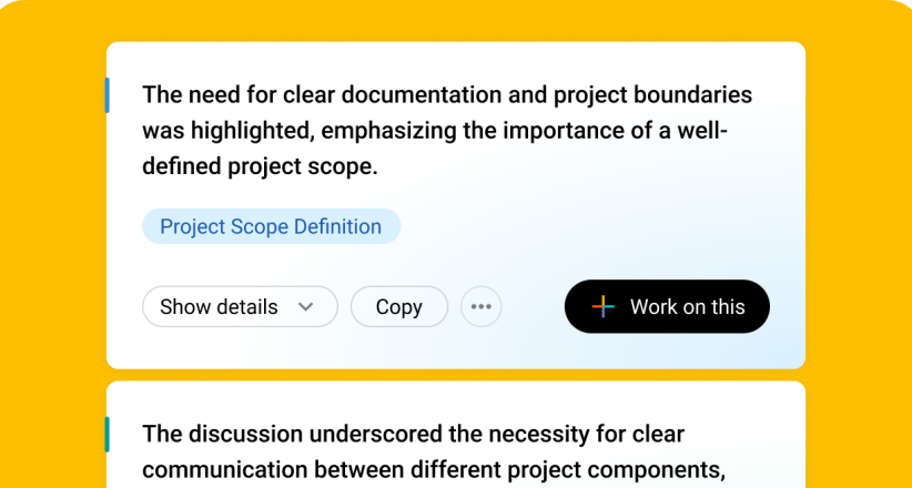 Personalized next-steps - Semblian 2.0 offers personalized post-meeting insights, strategies, and tactics for your role and goals, enhancing business outcomes.